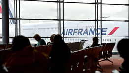 Air France departure lounge