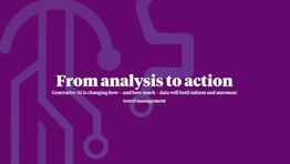 From analysis to action