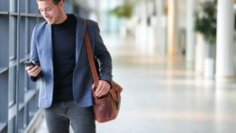 Business traveller mobile